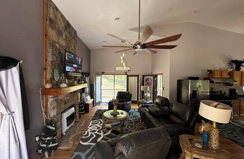 Nettie Cabin | Coal Siding Cabin on the Cherry River! Enjoy river views from porch or deck.