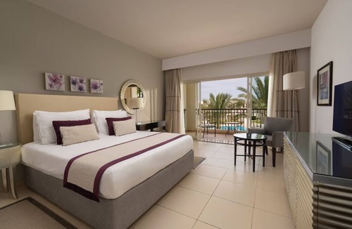 Zawiyat Sidi Musa Hotel | Coastal Elegance Near Almaza Bay Beach with Pool - Room with Side Sea View