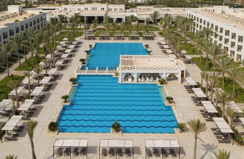 Zawiyat Sidi Musa Hotel | Coastal Elegance Near Almaza Bay Beach with Pool - Room with Side Sea View
