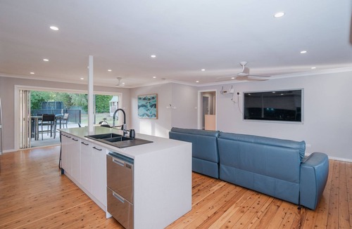Jewells House | Coastal Family Oasis in Jewells with Pool, Outdoor Kitchen, Kids Play Area