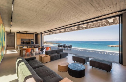 Kalathas Villa | Coastal Villa Defined by Detail & Sleek Simplicity by etouri