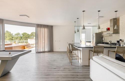 Ponta das Canas Apartment | Cobertura em Resort Pé na Areia com Piscina Hidro