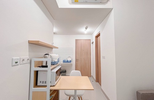 Makassar Apartment | Combined White Style 1Br (No Kitchen) Apartment Bandaraya - Tallasa City Makassar