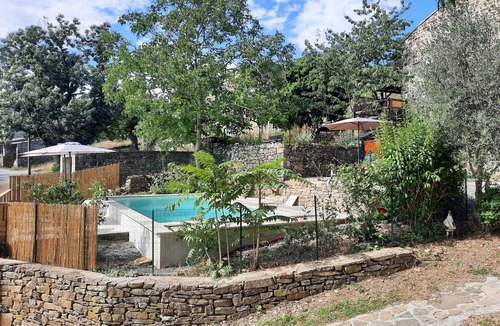 Chassiers House | Comfortable 4* South-Ardèche house, airco, heated pool, panoramic view