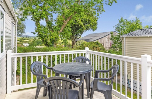 Hewas Water House | Comfortable and spacious caravan with one double and one twin.