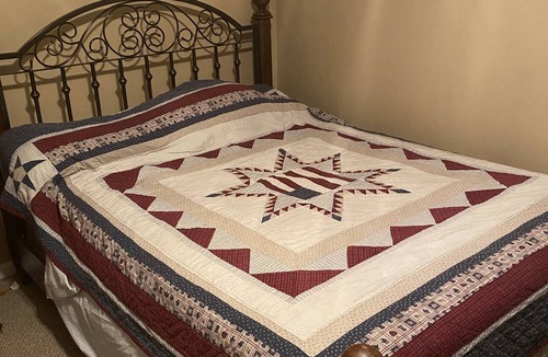 Jonesboro House | Comfortable Bedroom and Full Bathroom