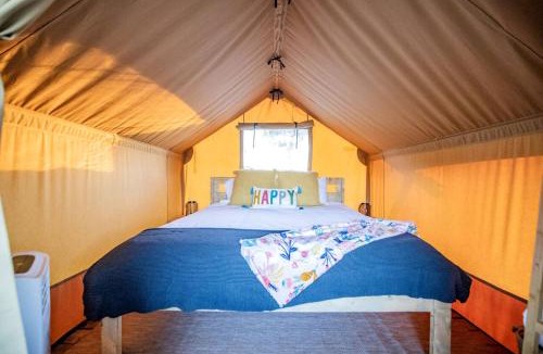 Cassville Other | Comfortable Glamping Tent with Fire Pit and Stream Access Near Mark Twain National Forest in Missouri