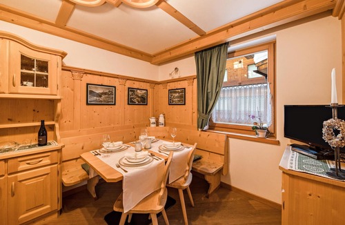 Campitello di Fassa Apartment | Comfortable Apartment “Eurochalet- M1” close to the Ski Lifts with Mountain View, Wi-Fi & Balcony; Parking Available