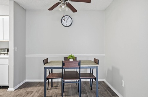 Nashville Apartment | Comfortable layout with fireplace and dining area