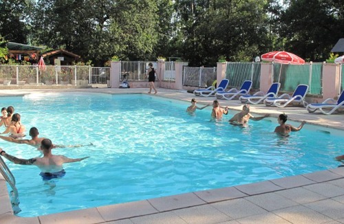 Neffes House | Comfortable mobile home with terrace at Neffes campsite