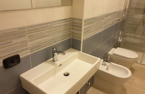 Sapri Apartment | Comfortable one-bedroom apartment with kitchen and terraced balcony with mountain view