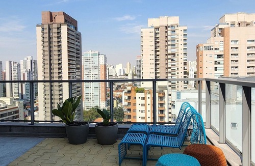 Perdizes Apartment | Comfortable studio apartment in Perdizes - Allianz Parque with pool and rooftop.
