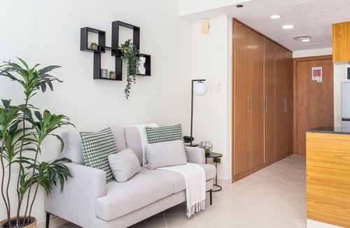 Dubai Production City Apartment | Comfortable Studio at Lago Vista A Dubai Production City by Deluxe Holiday