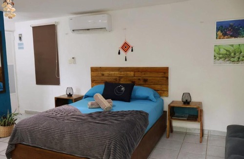 Colonia Centro Apartment | Comfy studio Yaxkin on downtown, 3 block away from sea and sunsets