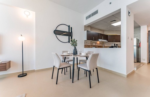 Al Barsha Apartment | Community View 1BR, Perfect Location Near Miracle Garden and Butterfly Garden
