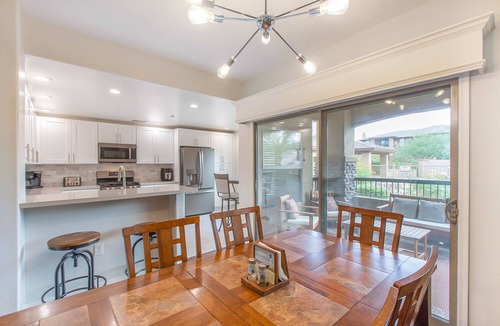 Desert View Village Condo | Completely Remodel Condo, Sleep Number I-8 bed with adjustable firmness.