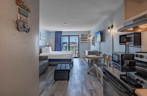Myrtle Beach House | Completely Renovated Ocean View King Suite! Perfect for 4 Guests! Sea Mist 51608