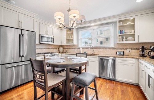 Brigantine House | Condo across from beautiful beach with Pool! Two Floors!