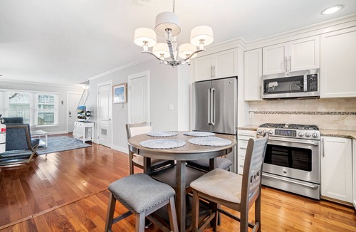 Brigantine House | Condo across from beautiful beach with Pool! Two Floors!