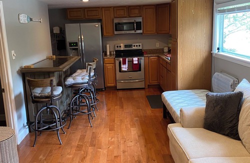 East Falmouth Condo | Condo in Falmouth with access to the secluded flax pond and a built in pool.