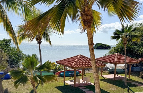 Cabo Rojo Condo | Condo View from Balcony Swimming Pool & Kayak Playa sucia