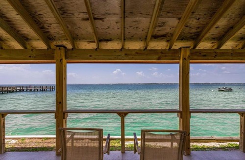 Navarre Beach House | Condo with private balcony pool grills central AC & WD