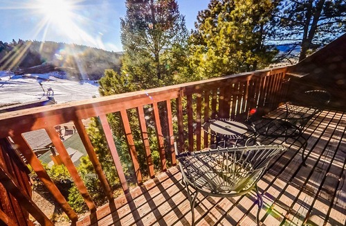 Angel Fire Condo | Condo within walking distance of the Chile Express