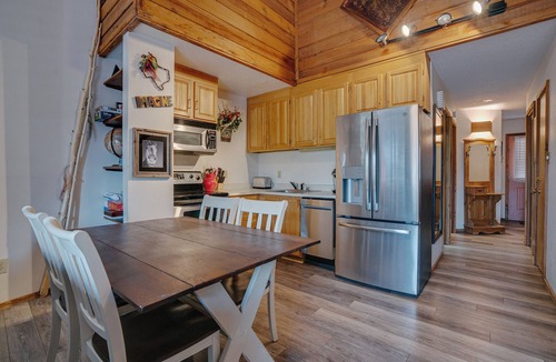 Angel Fire Condo | Condo within walking distance of the Chile Express