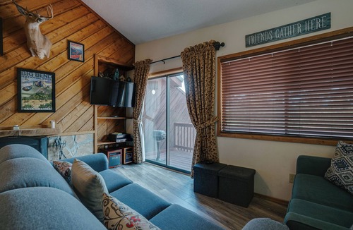 Angel Fire Condo | Condo within walking distance of the Chile Express