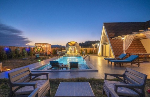 Faralya Villa | conservative villa with large garden and kids playing area