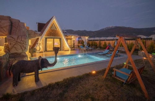 Faralya Villa | conservative villa with large garden and kids playing area