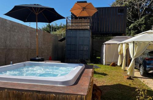 Torrinha House | Container-Spa quente, projetor cine, lareira, churrasqueira-20km de Brotas