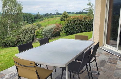 Buzy Villa | Contemporary architecture by Lourdes, view of the Pyrenees, garden, spa, hammam