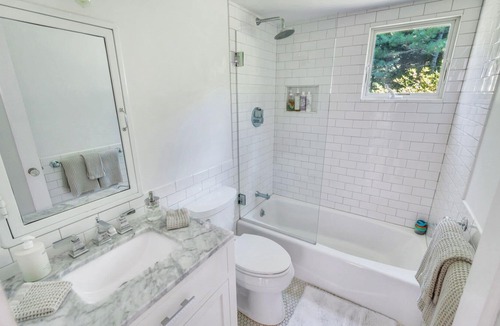 Clearwater Beach House | Contemporary Clearwater Beach Cottage, Open-Plan Interior with High Beam...