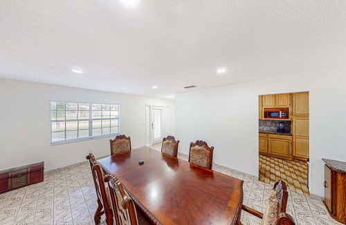 Orient Park House | Conveniently located home with private pool patio foosball and private WD