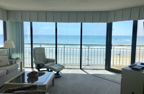 Crescent Beach Condo | Corner Unit - Wrap-around Ocean Views - Shoreham II 5A