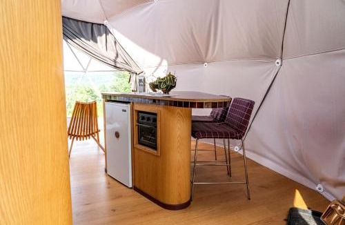 Boyne Falls Other | Cosmic Intimacy: Geodesic Dome Escape for Couples in a Dreamy Michigan Setting