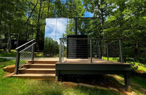 Balsam Grove House | Couples Mirror Cabin- Reflections at Valley Bear Farms Resort