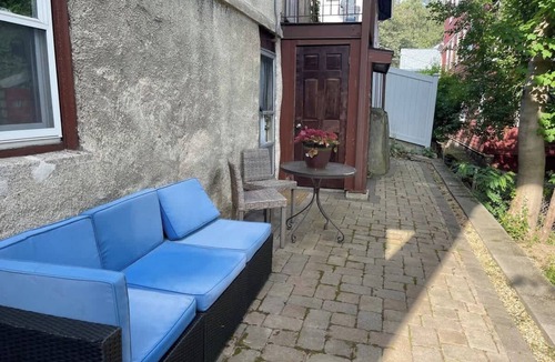 Brookline Apartment | Cozy 1BR Private Unit w/Patio & Parking