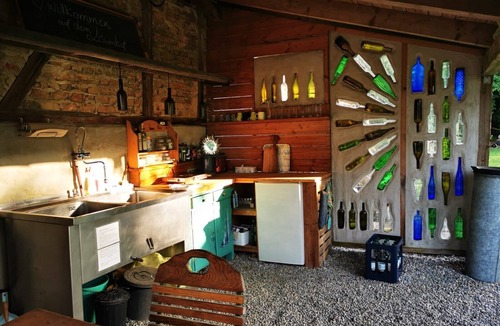 Wald RV Rental | Cozy 28 m² yurt with stargazing view, barbecue area, and separate bathroom