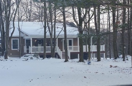 Brackney House | Cozy 2B/2B cabin. Private setting. Brackney, PA. Add. 1B/1B ds Apt. extra charge