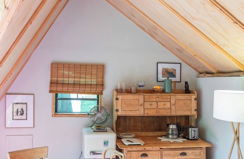 Keene Cabin | Cozy A-frame cabin surrounded by trees in Keene