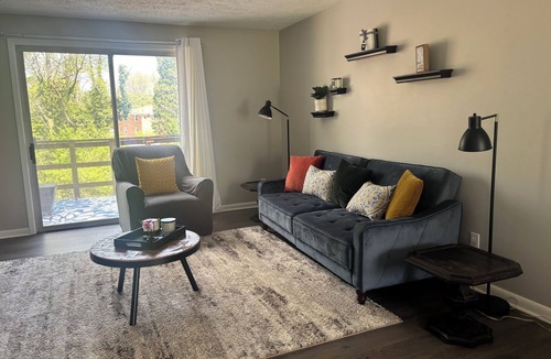 North Canton House | Cozy and Spacious 2-bedroom townhome Near Hall of Fame, CAK, Shopping and Dining