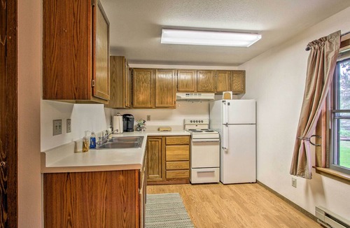 Columbus Apartment | Cozy Angler's Apt - Steps to Trout Fishing River!