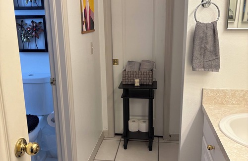 Riverview House | Cozy bedroom on first floor. No kitchen access .