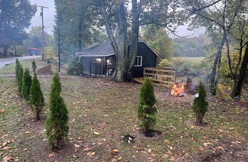 Coshocton Cabin | Cozy cabin with WiFi and AC in welcoming Willcreek River