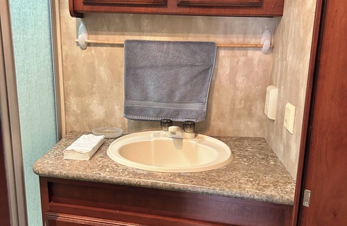 Eagle River House | Cozy Camper in Eagle River with hot tub on deck,WiFi, AC & a breathtaking view.