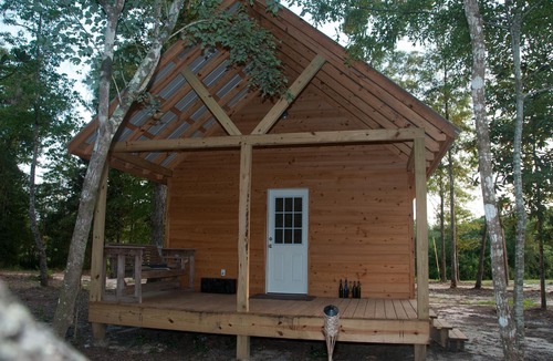 Perkinston Cabin | Cozy Creekside Cabin Retreat on the creek with 2 beautiful private sandbars!