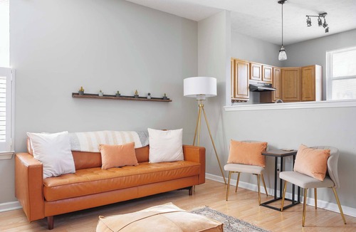 Fall Creek Place House | Cozy Downtown Escape! Hot tub and Modern Touches