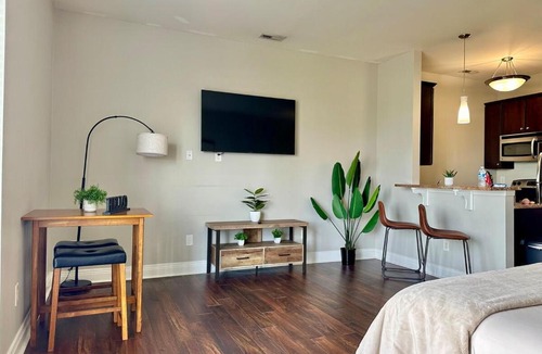 Cole-Noble District Apartment | Cozy Downtown Loft with Balcony